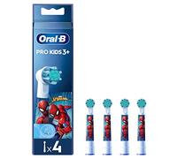 Oral B Refill Kids Spiderman Toothbrush Heads - Pack of 4 Counts