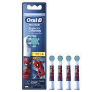 Oral B Refill Kids Spiderman Toothbrush Heads - Pack of 4 Counts