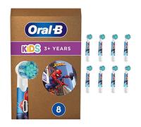 Bundle 2 x Oral-B Stages Kids Spiderman Replacement Toothbrush Heads 2 x 4 Heads