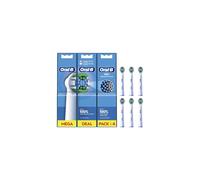 Oral-B Pro Precision Clean Electric Toothbrush Head, X-Shape and Angled Bristles for Deeper Pack of 6 Toothbrush Heads, Suitable for Mailbox, White