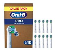 Oral-B Pro Precision Clean Toothbrush Heads, Pack of 10 Counts, Suitable for Mailbox