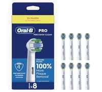 Oral-B Pro Precision Clean Toothbrush Heads, Pack of 8 Counts, Suitable for Mailbox