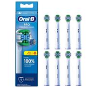 Pro Precision Clean Electric Toothbrush Head, X-Shape And Angled Bristles for Deeper Plaque Removal, Pack of 4 Toothbrush Heads, White
