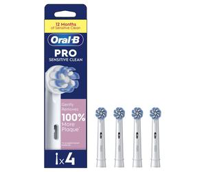 Oral-B Pro Sensitive Clean Toothbrush Heads - 4 Pack
