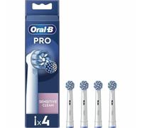Oral-B Pro Sensitive Clean Toothbrush Heads for Electric Toothbrush, Pack of 4 Units