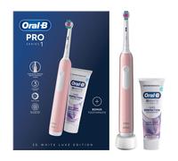 Oral-B Pro Series 1 3D White Pink Toothbrush+Paste