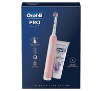 Oral-B Pro Series 1 3D White Pink Toothbrush+Paste