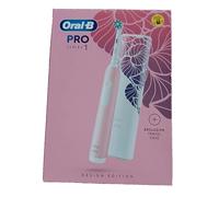 Oral-B PRO 1 Series Design Edition Pink Rechargeable Toothbrush With Travel Case