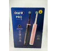 Oral-B Pro Series 3 Electric Toothbrush Duo Edition Black and Pink