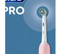 Oral-B Pro 1 Cross Action Pink Electric Toothbrush