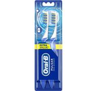 Oral-B Pulsar Adult 35 Medium Manual Toothbrush Twin Pack (Color may vary)