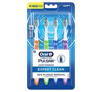 Oral-B Pulsar Expert Clean Battery Powered Toothbrush, Soft, 4 Count