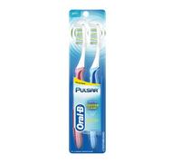 Oral-B Pulsar Soft Bristle Toothbrush Twin Pack (Colors May Vary)