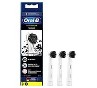 Oral-B Pure Clean Electric Toothbrush Heads Pack of 3 with Activated Carbon Bristles Toothbrush Attachment Toothbrushes