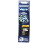 Oral-B Pro Cross Action Black Replacement Heads, 4 Heads