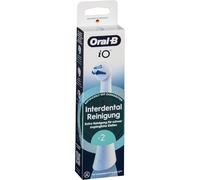 Oral-B Replacement Toothbrush Heads iO Interdental Cleaning White Pack of 2 | Original toothbrush attachment for electric toothbrush, suitable for braces, implants and tooth misalignment