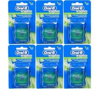Oral-B Satin Floss Mint 55 Yards Waxed (Pack of 6)