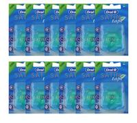 Oral-B Satin tape mint dental floss, 25 m, pack of 12, 12 x 25 m