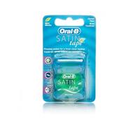 Oral-B Satintape Mint 25m - Wide Satin Ribbon, Comfortable Glide, Mint Freshness