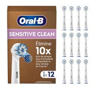 Oral-B Sensitive Clean Toothbrush Head, Pack of 12 Counts, Mailbox Sized Pack