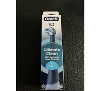 Oral-B Set of 4 Replacement Brush Heads Gentle Care Genuine Black Softest Brush Suitable for Sensitive Gums Round Brush for Oral B iO Electric Toothbrushes