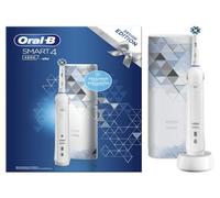 Oral-B Smart 4 Rechargeable Electric Toothbrush with 1 Bluetooth Connected Handle, 1 Brush and 1 Free Travel Case