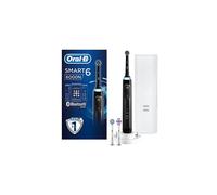 Oral-B Smart 6 Electric Toothbrush with Smart Pressure Sensor, App Connected, 5 Modes, 3 Brush Heads & Travel Case, 2-Pin UK Plug