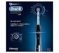Oral-B Smart Series 6500 CrossAction Electric Rechargeable Toothbrush with Bluetooth Connectivity and Smart Series Powered by Braun (Packaging May Vary) - Ships with 2 pin UK plug