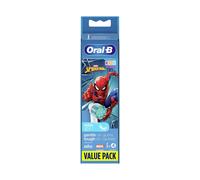 Oral-B Stages Spiderman Toothbrush Heads - 4 Brush Heads