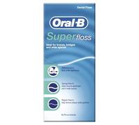 Super Floss, 50 Pre-Cut Strands, Mint - Pack of 3