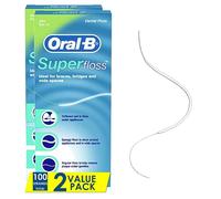 Oral-B Super Floss Pre-Cut Strands, Mint, 50 Count Twin Pack