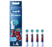 Oral-B - Toothbrush Heads Pro Kids Toothbrush Heads Featuring Spiderman 4 Pack for Men and Women