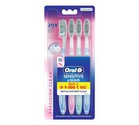 Oral B Ultrathin Sensitive Manual Toothbrush for adults, Multicolor- (Buy 2 Get 2 Free)