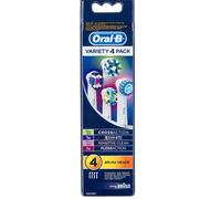 Oral B - Variety Replacement Electric Toothbrush Heads, 4 Pack