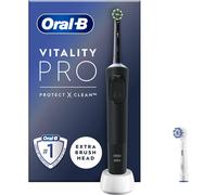 Oral-B Vitality Pro Electric Toothbrushes For Adults, For Him / Her, 1 Handle, 2 Toothbrush Heads, 3 Brushing Modes Including Sensitive Plus