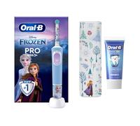 Oral-B Vitality Pro Kids Frozen Electric Toothbrush with Travel Case - With Toothpaste - Toothbrush