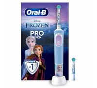 Oral-B Vitality Pro Kids Frozen Toothbrush, Black, Battery Powered, Kids Toothbrush