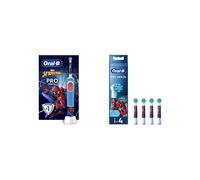 Oral|B Vitality PRO Kids | Spider|Man + Oral|B Spider|Man 4pk