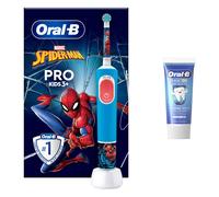 Oral-B Vitality Pro Kids Spiderman Electric Toothbrush - With Toothpaste - Toothbrush + 4 Toothbrush Heads