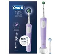 Oral-B Vitality PRO Lilac + Extra Refill Head Rechargeable Electric Toothbrush
