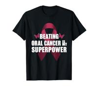 Oral Cancer Awareness Superpower Oral Cancer Survivor Value Graphic T-Shirt
