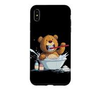 Oral Care Graphic for Teddy Bear and Toothbrush Lovers Case for iPhone XS Max