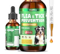 Oral Flea & Tick Support for Dogs, Herbal Liquid with Multivitamins - Dog Flea and Tick Drops Natural Supplement for Skin & Coat Support - Herbal Support Formula for Dogs Oral Supplement