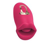Oral Fun Moving Lips Tongue Vibrator