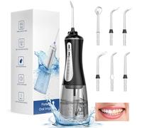 Oral Irrigator Wireless Water Flosser, Irrigator Teeth, 350 ml Water Tank, 5 Modes, IPX7 Waterproof, USB-C Charging with up to 30 Days Running Time, Portable Oral Irrigator, Dental Irrigator for Home