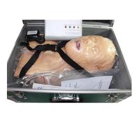 Oral Nasal Intubation Airway Management Trainer Manikin PVC Electronic Adult Tracheal Intubation Head Training Simulator Electronic Alarm Teaching Model For Pratice