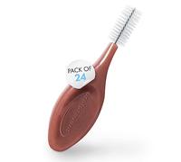 ORAL-PREVENT DR. THOMSEN Smart Grip Interdental Brushes 1.50 mm - Brown - ISO 8 - Deep Cleaning Between Teeth - Ultra-Fine Dental Picks - 24 Pack