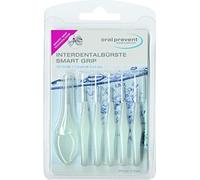 Oral Prevent Smart Grip Interdental Brushes 0.45 mm White, 1 Pack of 6 Pieces