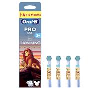 OralB Kids Lion King Power Toothbrush Refill Heads 4PK