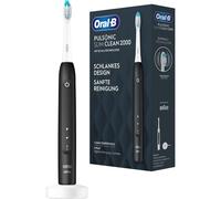 Oral-B Pulsonic Slim Clean 2000 Electric Sonic Toothbrush/Electric Toothbrush, 2 Cleaning Modes for Dental Care and Healthy Gums with Timer, Gift Man/Women, Designed by Braun, Black